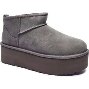 UGG Śniegowce W CLASSIC ULTRA MINI | zamsz