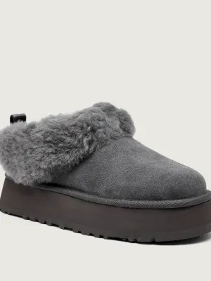 UGG Śniegowce W TAZZELLE |shearling | zamsz