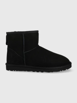 UGG śniegowce zamszowe Classic Mini czarny