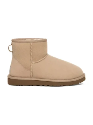 UGG śniegowce zamszowe Classic Mini II kolor beżowy 1016222