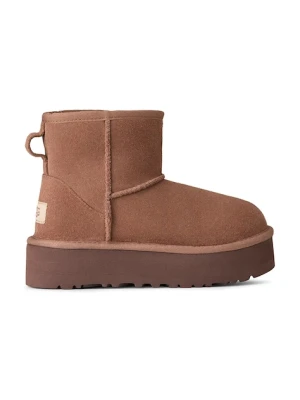 UGG śniegowce zamszowe dziecięce CLASSIC MINI PLATFORM