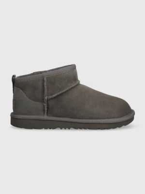UGG Śniegowce zamszowe dziecięce K KIDS CLASSIC ULTRA MINI