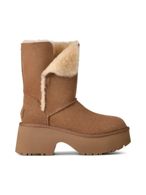 UGG śniegowce zamszowe Esmee Boot kolor brązowy 1171533.CHE