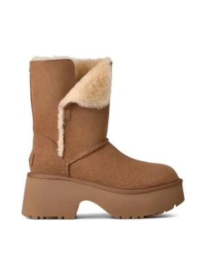 UGG śniegowce zamszowe Esmee Boot kolor brązowy 1171533.CHE