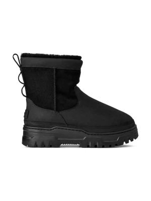UGG śniegowce zamszowe Heritage Pull-On Trailgazer kolor czarny 1158213.BLK