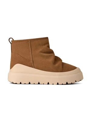 UGG śniegowce zamszowe Heritage Utility Mini kolor brązowy 1173811.CWTC