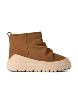 UGG śniegowce zamszowe Heritage Utility Mini kolor brązowy 1173811.CWTC