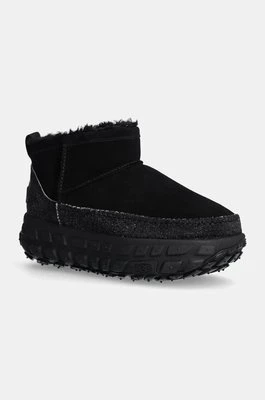 UGG śniegowce zamszowe Venture Daze Ultra Mini kolor czarny 1158200-BBLC