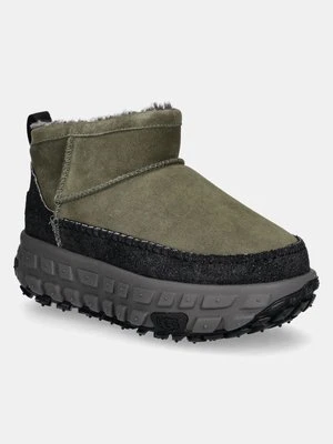 UGG śniegowce zamszowe Venture Daze Ultra Mini kolor zielony 1158200-BLVC