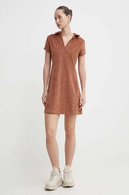 UGG sukienka kolor brązowy mini rozkloszowana 1152864