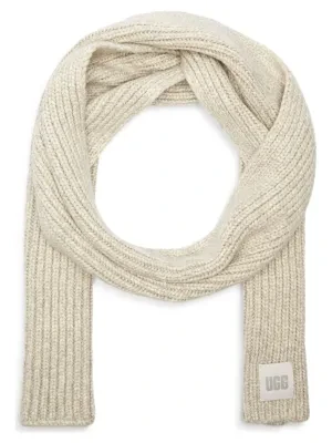 UGG Szal CHUNKY RIB | z dodatkiem wełny