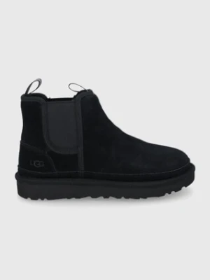 UGG Sztyblety Neumel Chelsea męskie kolor czarny 1121644-BLK