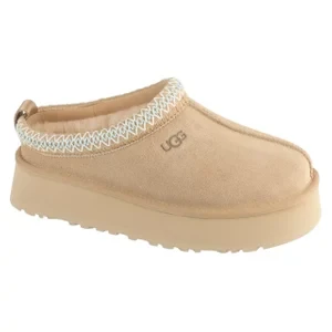 UGG Tazz II 1174471-SAN, Damskie, Beżowe, kapcie, skóra zamszowa, rozmiar: 37