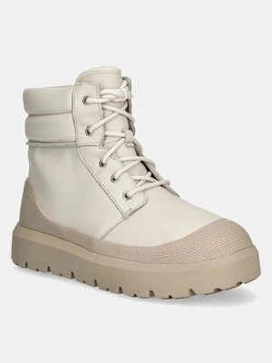 UGG trapery skórzane Neumel High Weather Hybrid męskie kolor beżowy 1158208-BHTP