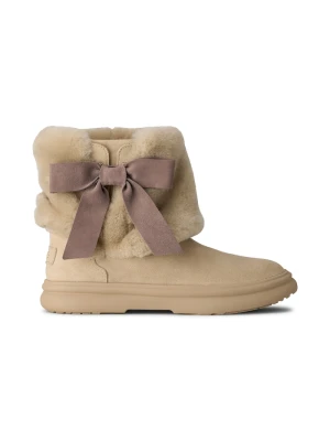 UGG W Apres City Boot śniegowce damskie zamszowe beżowy