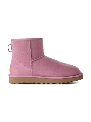 UGG W Classic Mini II śniegowce damskie zamszowe różowy