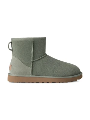 UGG W Classic Mini II śniegowce damskie zamszowe zielony