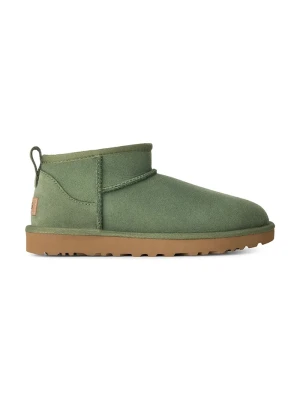 UGG W Classic Ultra Mini śniegowce damskie zamszowe zielony