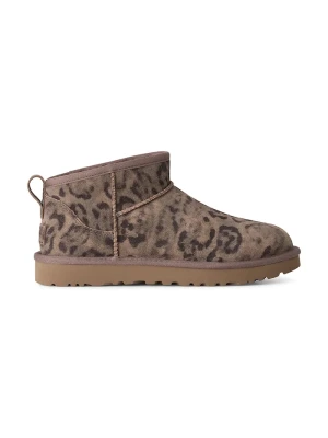 UGG W Classic Ultra Mini Spotted śniegowce damskie zamszowe brązowy