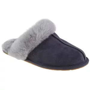 UGG W Scuffette II 1106872-EBLG, Damskie, Granatowe, kapcie, skóra zamszowa, rozmiar: 37