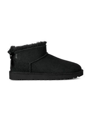 UGG W Ultra Mini Bailey Bow śniegowce damskie zamszowe czarny