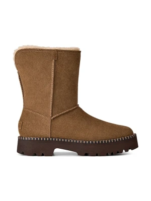 UGG W Uptowner Short Boot śniegowce damskie zamszowe brązowy
