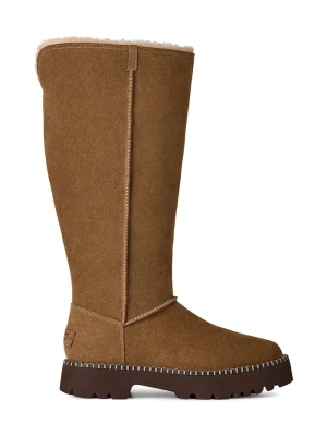 UGG W Uptowner Tall Boot śniegowce damskie zamszowe brązowy
