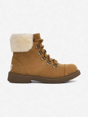 UGG workery zamszowe Azell Hiker Weather damskie kolor brązowy ocieplone 1123622K.CTSD-CTSD