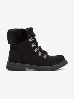 UGG workery zamszowe Azell Hiker Weather damskie kolor czarny ocieplone 1123622K.BLKS-BLKS