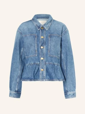 Ulla Johnson Bluzka Jeansowa Arquette blau