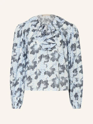 Ulla Johnson Bluzka Koszulowa Siena Z Falbanami blau