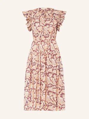 Ulla Johnson Sukienka Kairi Z Wolantami braun