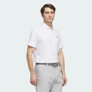ULTIMATE365+ CLIMACOOL BUTTERSPUN MIGHTY BLOSSOM PRINT POLO SHIRT Adidas biały