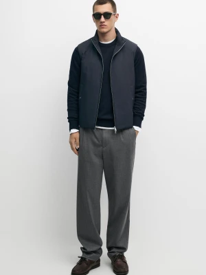 Ultra Lekka Kamizelka Puchowa Wodoodporna - Granatowy - Massimo Dutti - Male