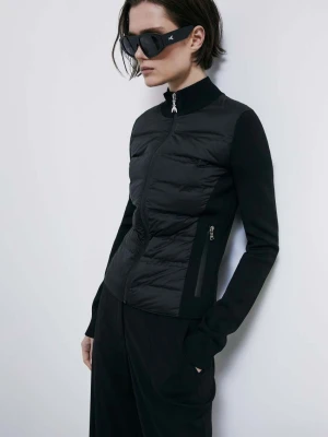 Ultralekka puchowa kurtka z dzianinowymi wstawkami PATRIZIA PEPE