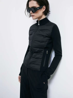 Ultralekka puchowa kurtka z dzianinowymi wstawkami PATRIZIA PEPE