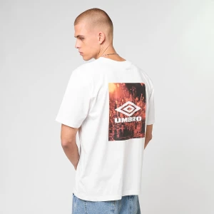 Umbro Industry Graphic Tee mężczyźni T-Shirty i Polo biały rozmiar Odzież