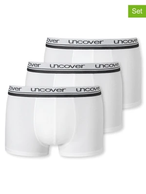 UNCOVER BY SCHIESSER Bokserki (3 pary) w kolorze białym rozmiar: S
