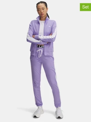 Under Armour 2-częściowy zestaw sportowy w kolorze fioletowym rozmiar: L