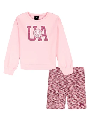 Under Armour 2-częściowy zestaw w kolorze jasnoróżowym rozmiar: 98-104