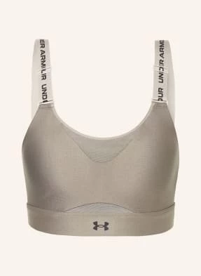 Under Armour Biustonosz Sportowy Ua Infinity 2.0 Z Siateczką beige