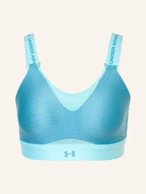 Under Armour Biustonosz Sportowy Ua Infinity High 2.0 Z Siateczką blau