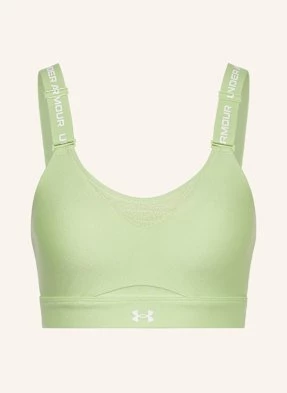 Under Armour Biustonosz Sportowy Ua Infinity High 2.0 Z Siateczką gruen