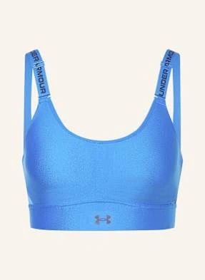 Under Armour Biustonosz Sportowy Ua Infinity Mid 2.0 Z Siateczką blau