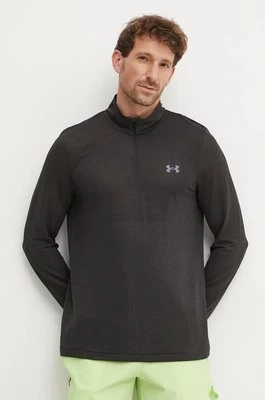 Under Armour bluza do biegania Seamless Stride kolor czarny melanżowa 1378168