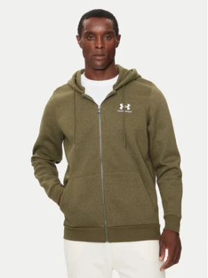 Under Armour Bluza Essential Fleece 1373881 Zielony Regular Fit