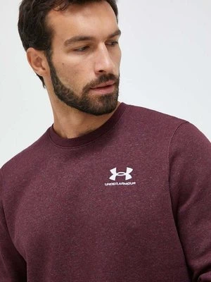 Under Armour bluza męska kolor bordowy z aplikacją 1374250