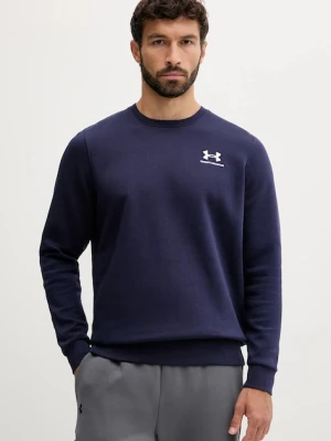 Under Armour bluza męska kolor granatowy z aplikacją