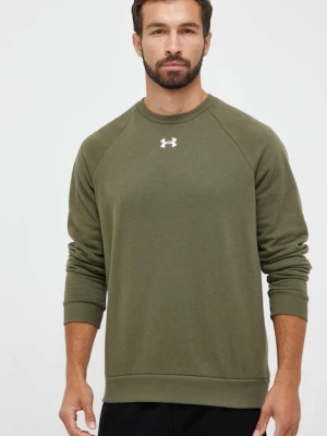 Under Armour bluza męska kolor zielony gładka 1379755