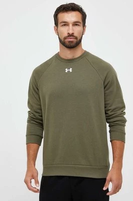 Under Armour bluza męska kolor zielony gładka 1379755